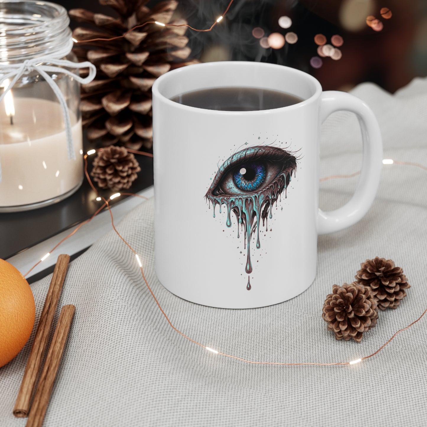Melting Blue Eye Mug