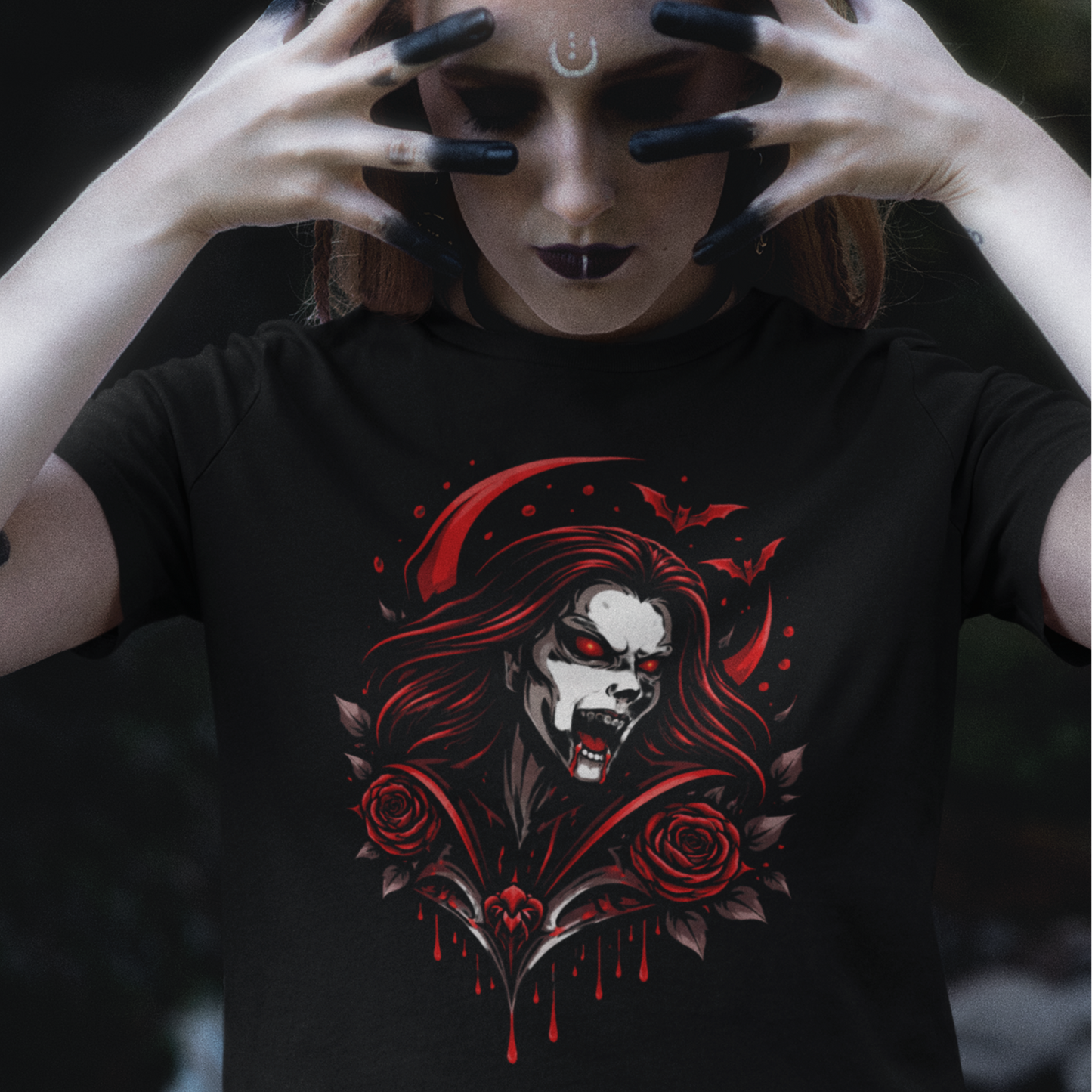 Vampire Rose (Unisex T-Shirt)