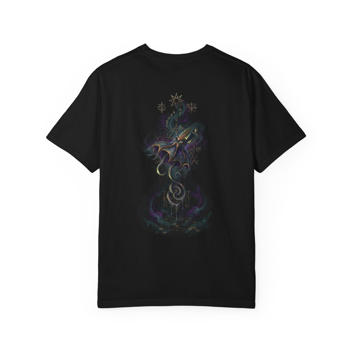 Vampire Squid (Unisex T-Shirt - Back Print)