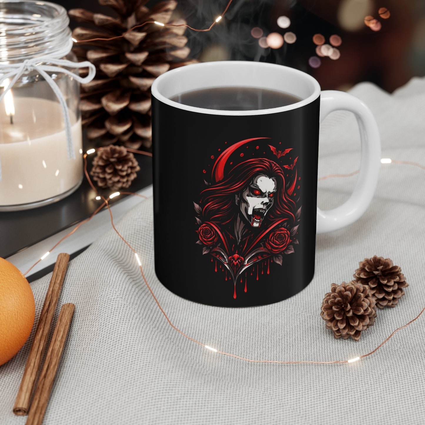 Vampire Rose Mug