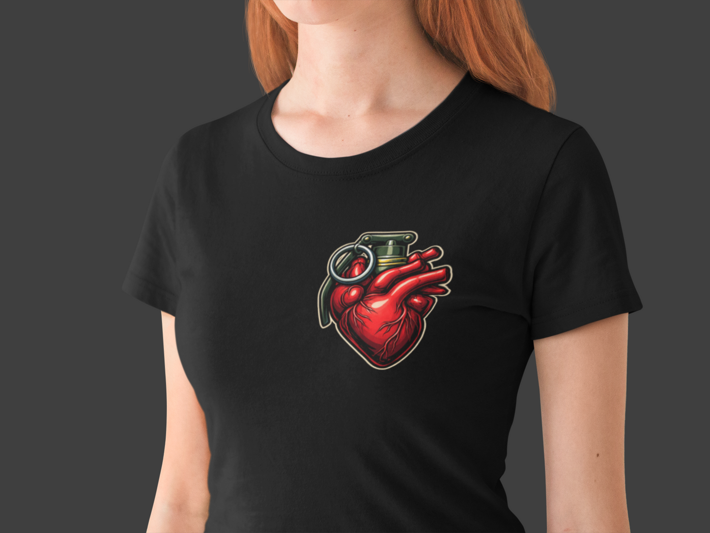 Heart Grenade (Unisex T-Shirt)
