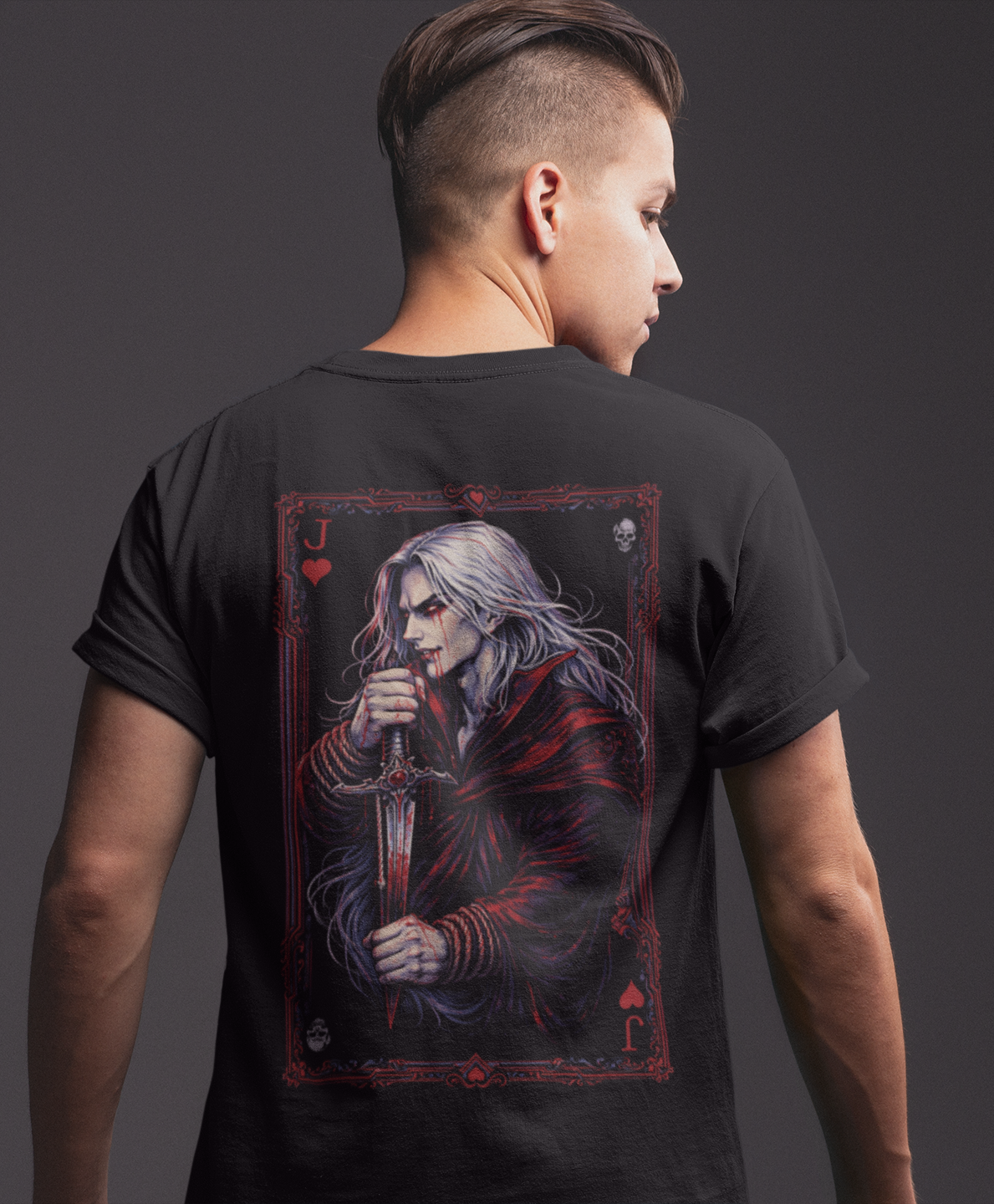 The Crimson Prince (Unisex T-Shirt - Back Print)