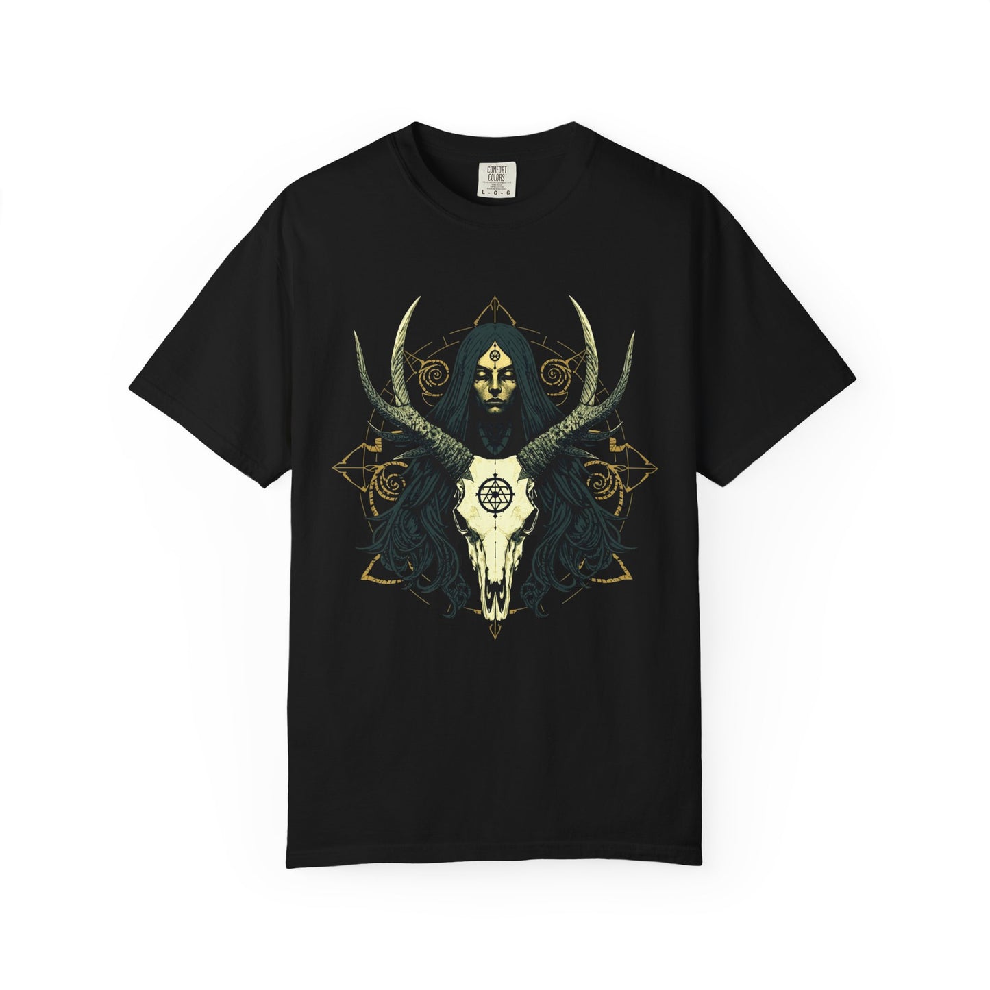 Occult Goat Skull (Unisex T-Shirt)
