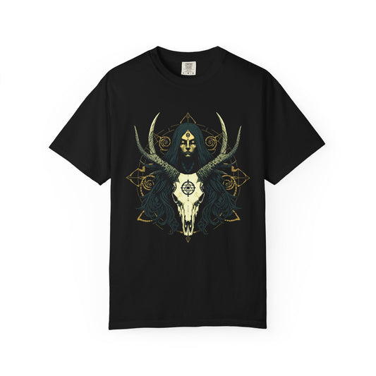 Occult Goat Skull (Unisex T-Shirt)