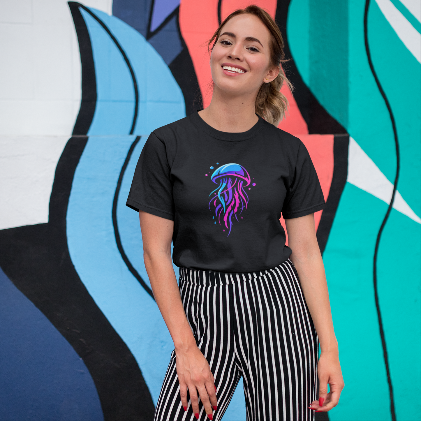 Neon Jellyfish (Unisex T-Shirt)